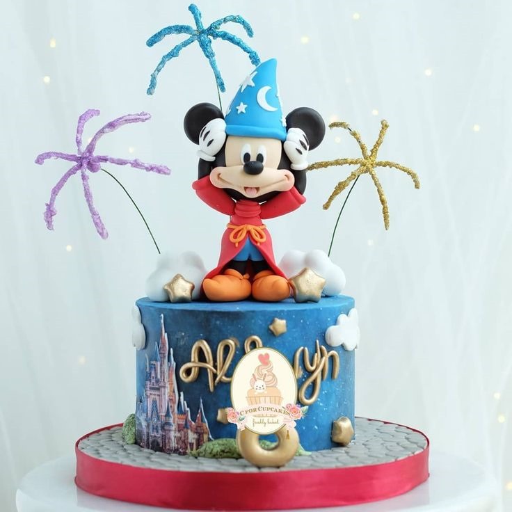 Sorcerer Mickey Mouse 6th Birthday Cake