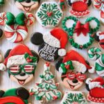 Cool Santa Mickey and Minnie Cookies