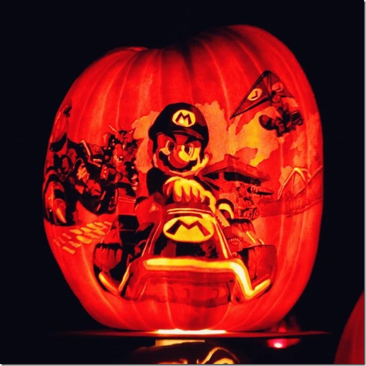 Marvelous Mario Cart Pumpkin Between The Pages Blog marvelous-mario-cart-pumpkin-between-the-pages-blog