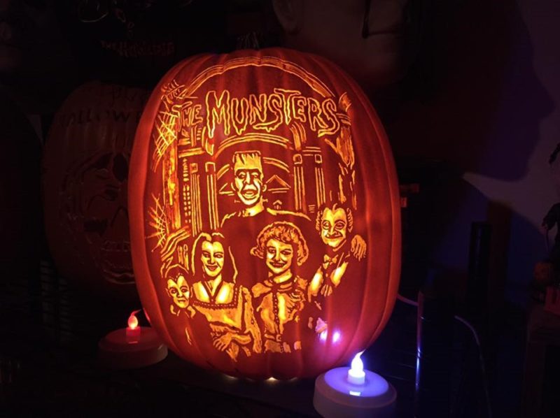 Marvelous Munsters Pumpkin - Between The Pages Blog