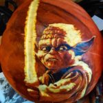 Sensational Yoda Pumpkin