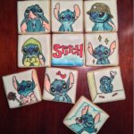 Adorable Hand Drawn Stitch Cookies