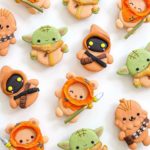 Cute Ewok, Jawa, Chewbacca & Baby Yoda Macrons