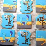 Cute Road Runner and Wile E. Coyote Cookies