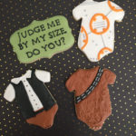 Cute Star Wars Onesie Cookies