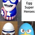 Terrific Superhero Easter Eggs