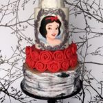 Splendid Snow White Multi-Tiered Cake