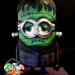 Splendid Frankenstein Minion cake