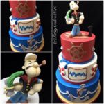 Marvelous Popeye 1st Birthday Cake