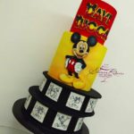 Marvelous Mickey Mouse With His Film Reels Cake