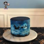 Santa’s Midnight Sleigh Ride Cake