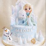 Adorable Elsa & Olaf 4th Birthday Cake