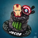 Terrific Avengers 4th Birthday Cake