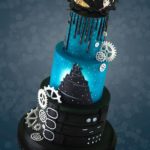 Marvelous Edward Scissorhands Wedding Cake