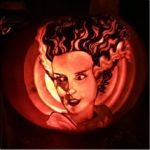 Awesome Bride Of Frankenstein Pumpkin Carving