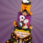 Nightmare Before Christmas Comes To Las Vegas Cake