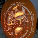 Wonderful Jack Skellington and Zero Pumpkin Carving