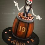 Jack Sparrow Meets Jack Skellington Cake