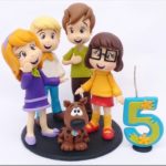 Cute Scooby-Doo 5th Birthday Cake Topper