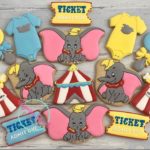 Adorable Dumbo Baby Shower Cookies