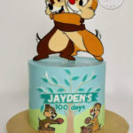 Adorable Chip and Dale Cake