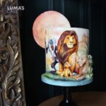 Lovely Hand Painted Lion King Cake