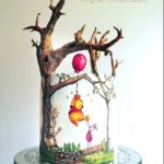Adorable Fred and Wilma Flintstone Wedding Cake