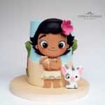 Cute Baby Moana Cake