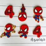 Cool Spider-Man 4th Birthday Cookies