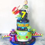 Terrific Buzz Lightyear & Friends 7th Birthday Cake