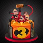 The Incredibles 3rd Birthday Cake