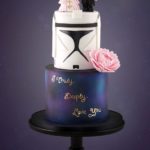 Lovely Padme and Anakin Wedding Cake