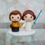 Star Wars and Star Trek Wedding Cake Toppers