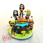 Marvelous DC Super Hero Girls 7th Birthday Cake