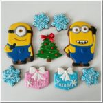 Cute Minion Christmas Cookies