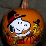 Happy Thanksgiving From Snoopy and Woodstock