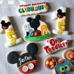 Cute Mickey Mouse Clubhouse 1st Birthday Cookies