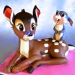 Marvelous 3-D Bambi and Thumper Cake