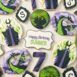 Magical Maleficent 7th Birthday Cookies