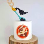 Wonderful Road Runner and Wile E. Coyote 8th Birthday Cake