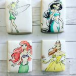 Lovely Hand Drawn Disney Princess Cookies