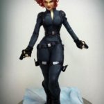 Stunning Black Widow Cake Topper