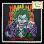 Wonderful Hand Painted Joker Cake