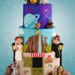 Terrific Disney Couples Wedding Cake