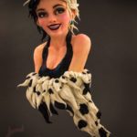 Splendid Modern Cruella de Vil Cake