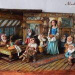 Terrific Snow White and The Seven Dwarfs Cottage Cake