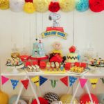Terrific Charlie Brown Birthday Party Cake, Cupcakes, and Cookies