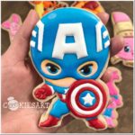 Marvelous Captain America and Spider-Man Cookies