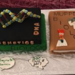 Cute Muppet Science Graduation Book Cake