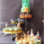 Cute Cinderella and the Clocktower Cake